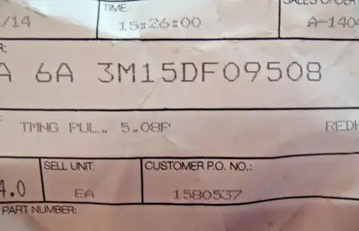 USED STOCK DRIVE PRODUCTS TIMING PULLEY