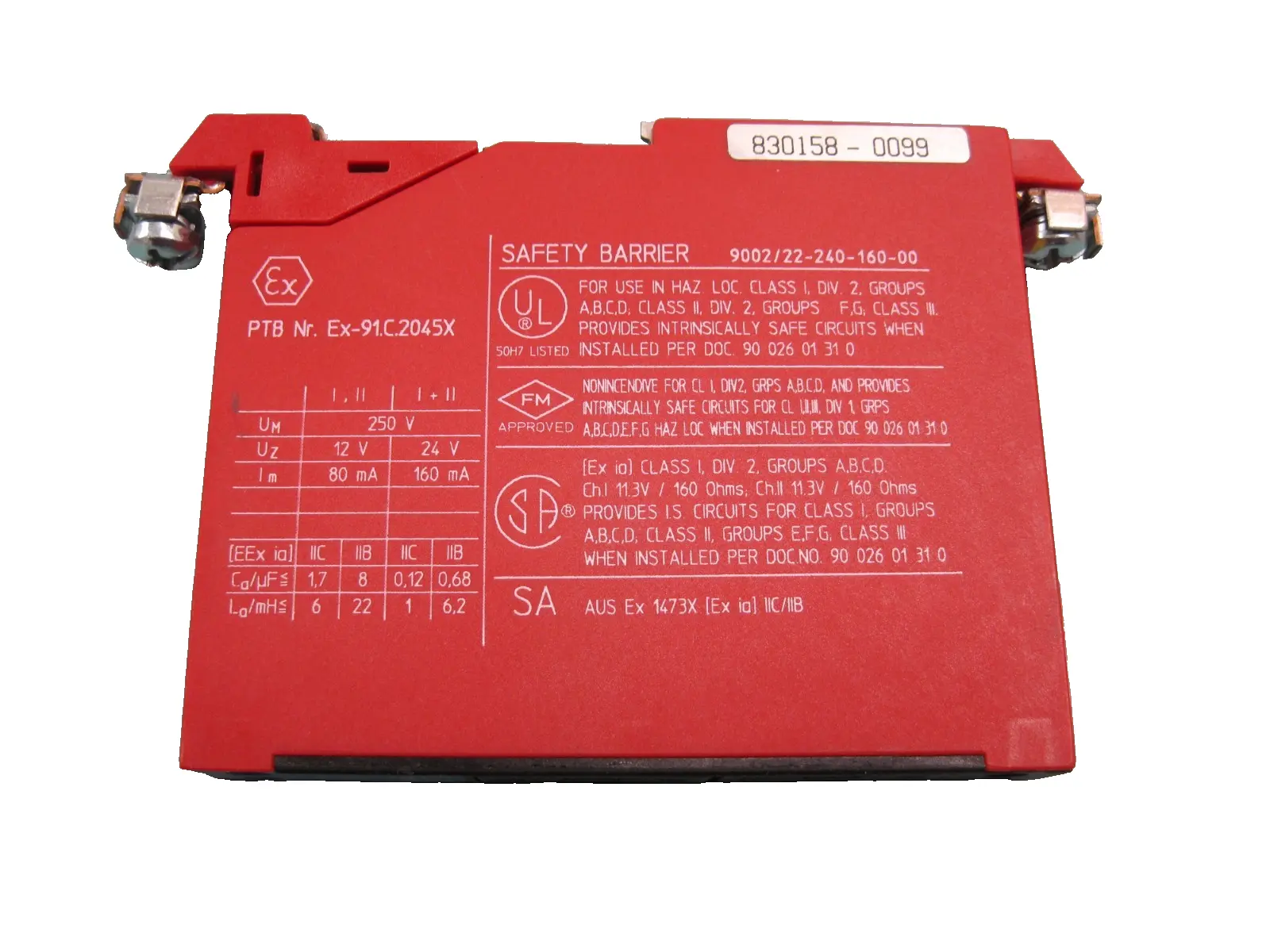 Stahl Intrinsipak 9002/22-240-160-00 Safety Barrier L14