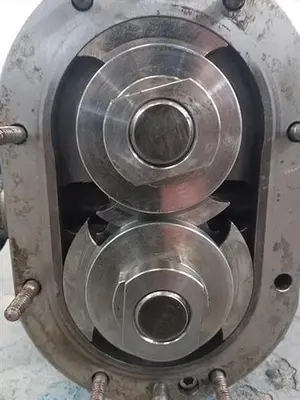 SPX Flow model 006U1 stainless steel positive displacement pump