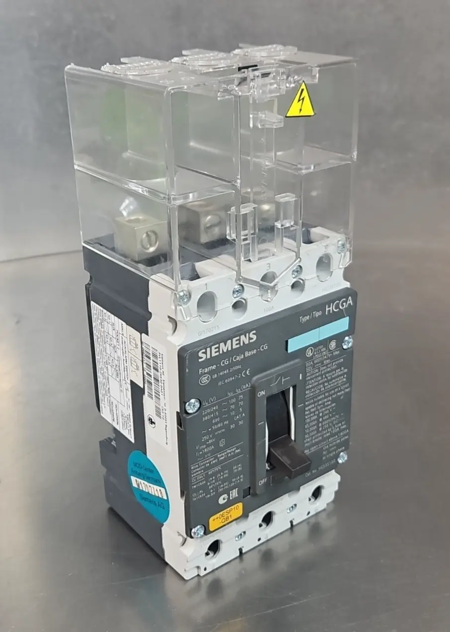 Siemens HCS3S100 HCGA Circuit Breaker 100A 3 Phase 100 Amp Loc4E26