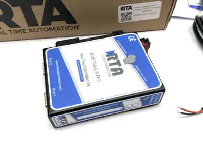 USED REAL TIME AUTOMATION ALLEN-BRADLEY PLC-MODBUS TCP/IP SERVER GATEWAY