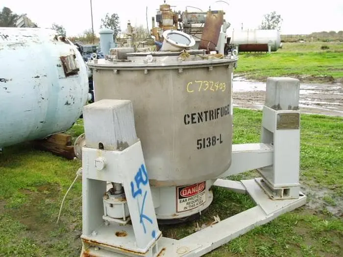 Used WESTERN STATES GL-220 Basket Pusher Centrifuges California US | Machinery & Equipment #137256
