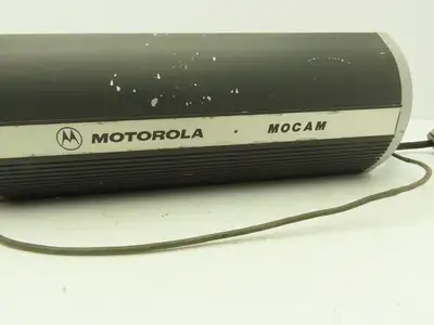Motorola Mocam Vintage Surveillance Camera with Fujinon Lens CF12.5A-SND-M