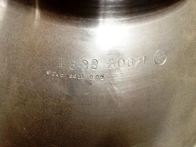 Westfalia MSA 100-01-076 milk separator, 316SS.