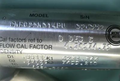 NEW Micro Motion CMF025 M314PU