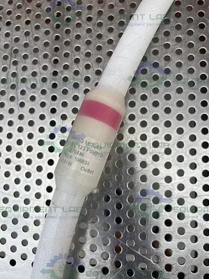 USED ADVANTA PURE APSM-P-0500 34" SILICONE HOSE W/ 1/2 " SANITARY FITTING
