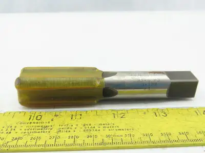 Hanson Whitney J-189 59/64-28 NS 4 Flute Plug Tap 9/16" Square Shank