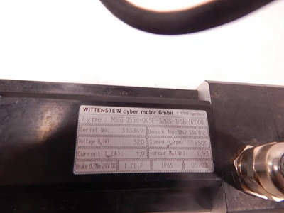 Used WITTENSTEIN _UNKNOWN_ Servo Motors Texas US | OCO Industrial #1600152