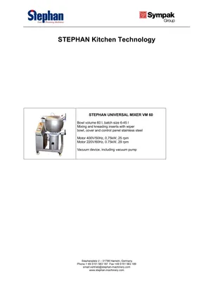 1989 STEPHAN VM60 Cutter-Mixer (Stephan / Robot Coupe Type) | Perry Equipment (17)