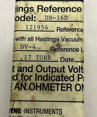 Used TELEDYNE DB-16D HVAC Parts and Equipment | Surplus Asset Holdings #1202108