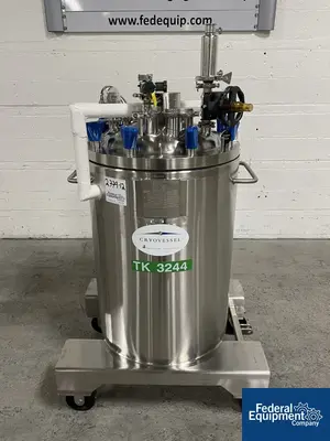 USED Precision 125 Liter Integrated Biosystems Cryovessel, 316L S/S, 50/65#