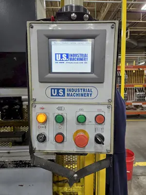 88 TON X 10' US INDUSTRIAL MODEL #US8810 HYDRAULIC PRESS BRAKE WITH BACK GAUGE: STOCK #21998