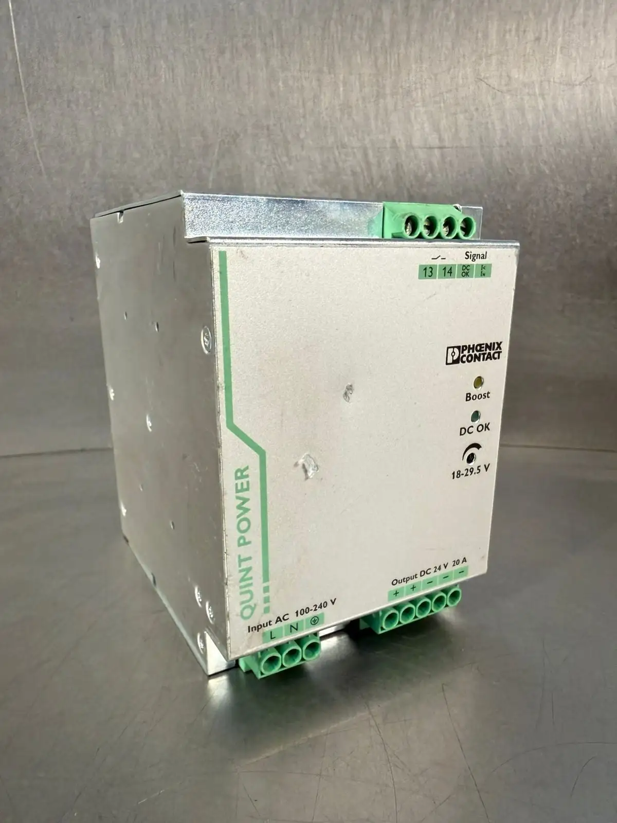 Phoenix Contact Quint-PS/1AC/24DC/20 2866776 Power Supp. 24V 20A (4.5.1)