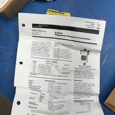 New | in-Stock Johnson Controls P-5210-1004 HVAC Parts and Equipment Indiana US | J&J Industrial Supply #1181252