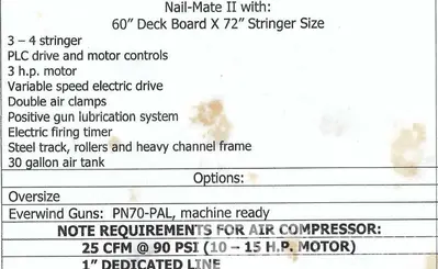 Used UNIVERSAL NAIL MATE II PALLET NAILER Nailers North Carolina US | CAROLINA MACHINERY SALES #1511105