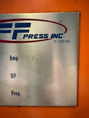 2006 NEFF DF15-5HS C Frame and Gap Frame Press | Kempler Machinery (18)