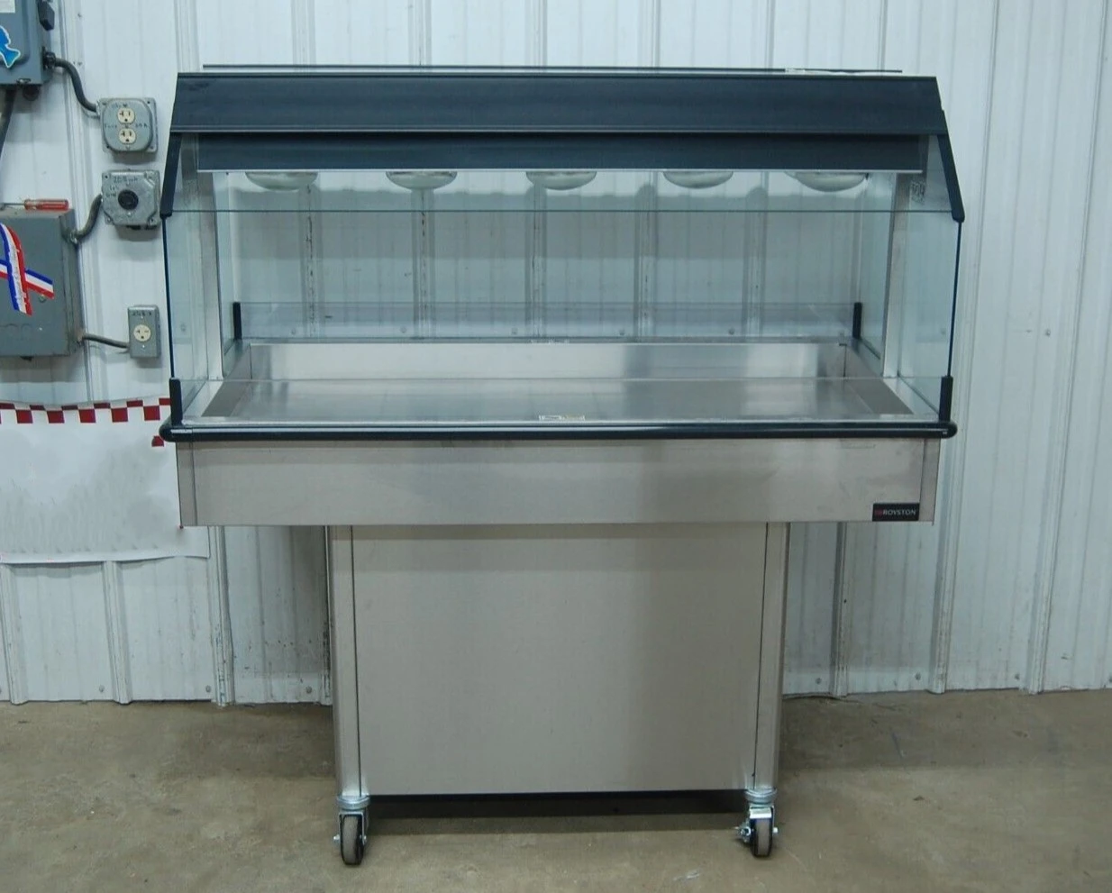 142-1011 Royston HIMHH-151 Hen House Self Serve Rotisserie Chicken Hot Case