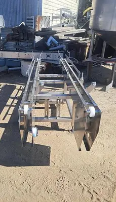 Conveyor, Trans Automation Technologies, 3.5" x 7', Stainless Steel Frame #5512924