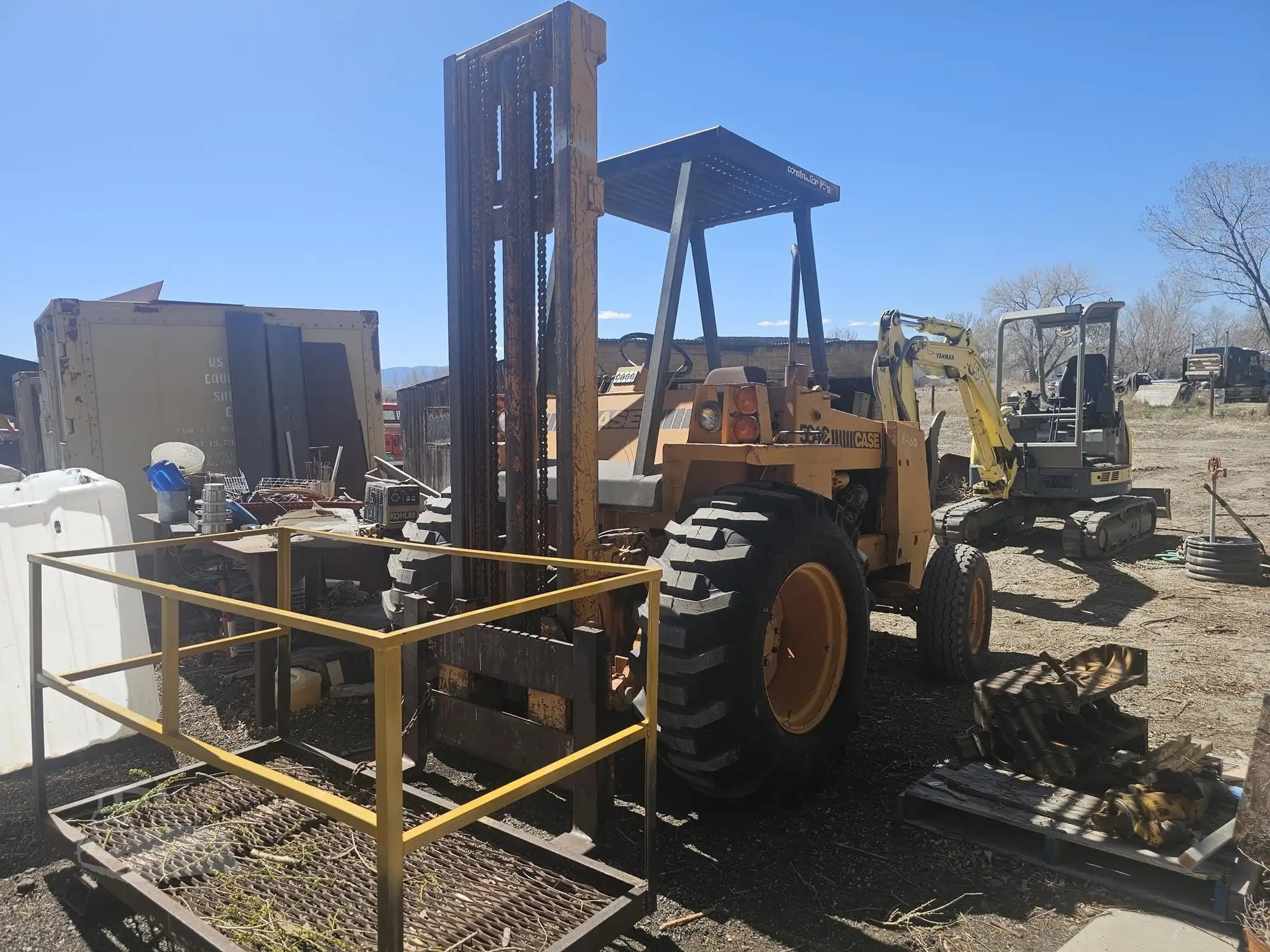 Used 1981 CASE 584C Internal Combustion Forklifts: Pneumatic Tire Colorado US | ABN Services #1339258