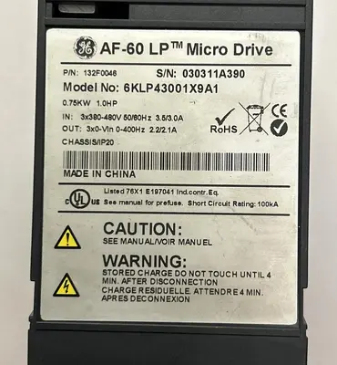 USED GENERAL ELECTRIC 6KLP43001X9A1