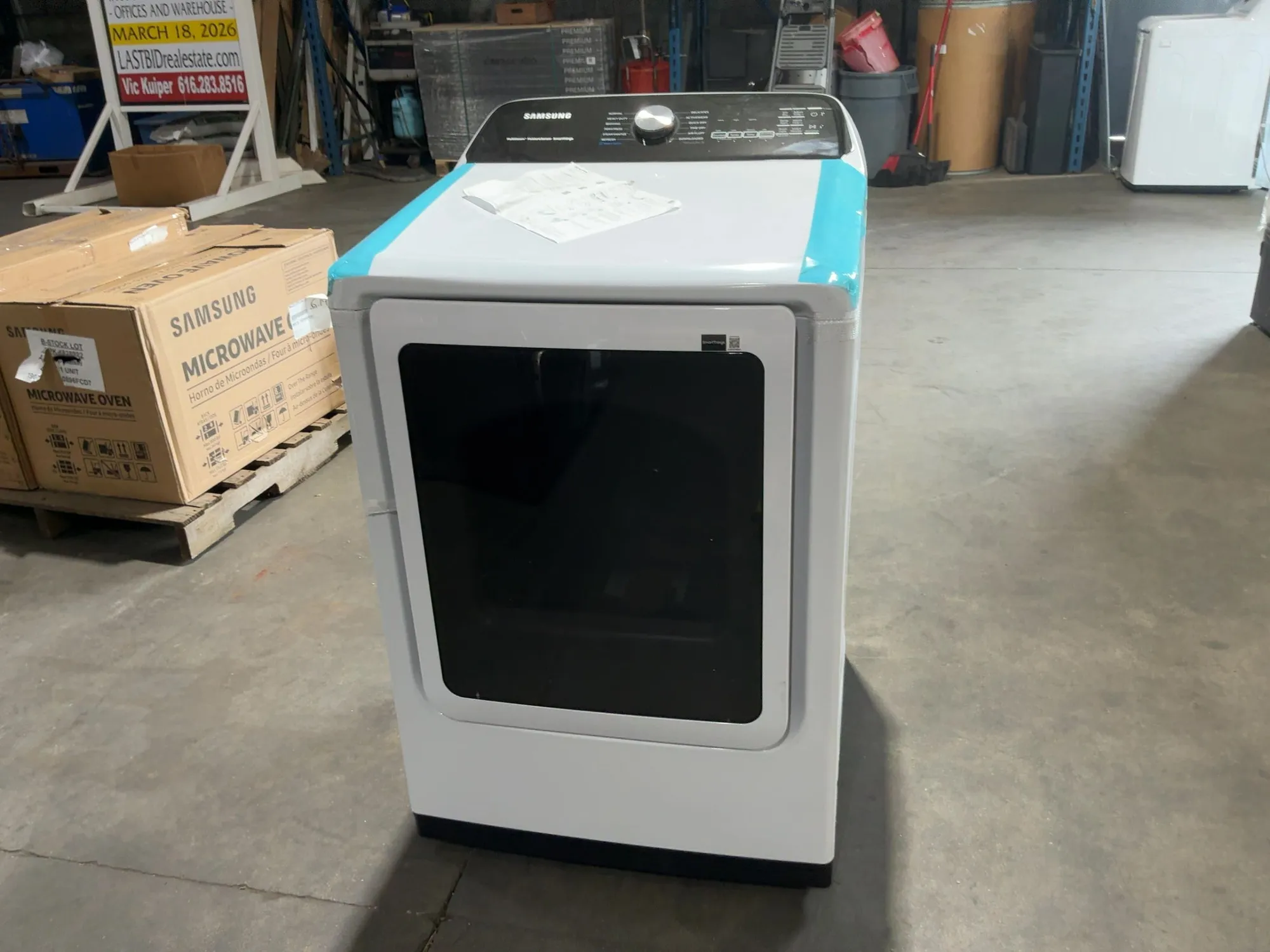 Used SAMSUNG DVG52DG5530WA3 Residential Appliances Michigan US | Miedema Asset Management Group #1320947
