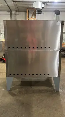 Used Bakers Pride Used Bakers Pride 304 Natural Gas Pizza Oven Double Deck Pizza Equipment Illinois US | Falcon Restaurant Supply #1373567