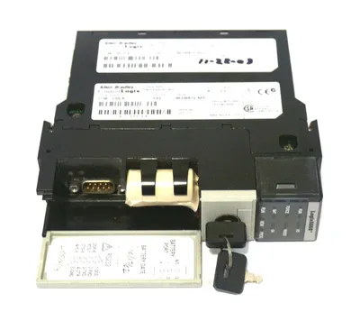 ALLEN BRADLEY 1756-L55/A PROCESSOR REV. F01 W/ 1756-M14 MEMORY SER. A 1756L55