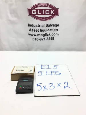 Siemens 6SE6400-0BP00-0AA1 Micro Master Basic Operator Panel