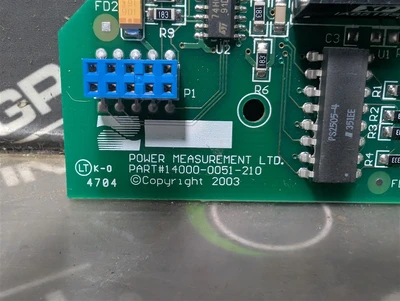 Power Measurement LTD 14000-0051-210 Power Meter Interface Board Used