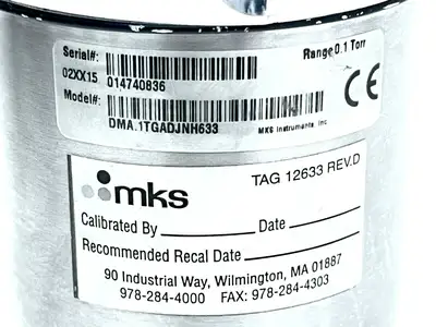Used MKS DMA.1TGADJNH633 Lab Manometers Michigan US | Maverick Industrial Sales #1392592