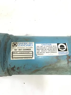 American Standard 5-030-05-014-005 BCF Shell & Tube Heat Exchanger