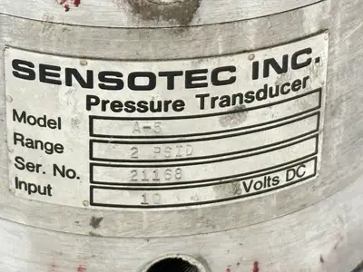 Used Sensotec A-5 Pressure Transmitters Michigan US | Maverick Industrial Sales #1460930