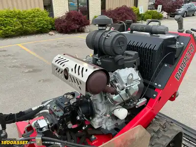 USED BARRETO 37-SG STUMP GRINDER WITH TRAILER