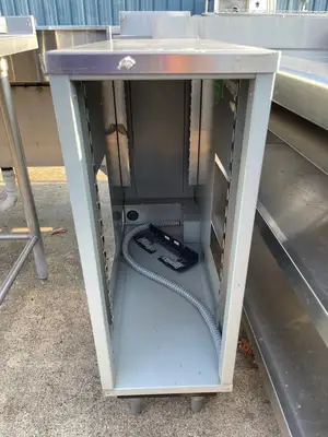 Used Falcon Restaurant Supply Used 12" Stainless Steel Storage Cabinet - SS180 Cabinets Illinois US | Falcon Restaurant Supply #1375948