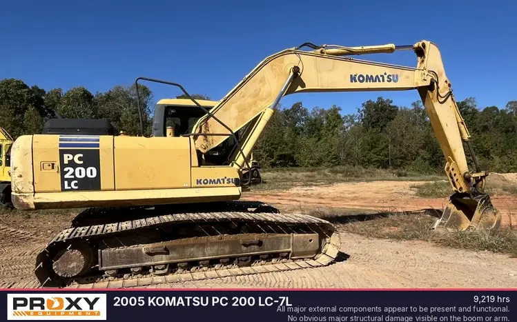 Used 2005 KOMATSU PC 200 LC-7L Excavators North Carolina US | Proxy Equipment #1380726