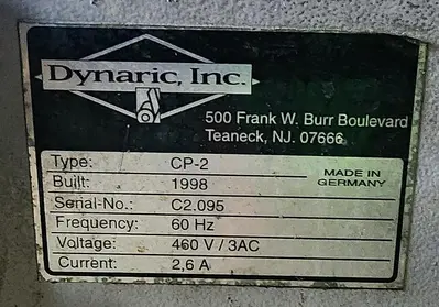 USED 2006 DYNARIC, INC. CP SERIES