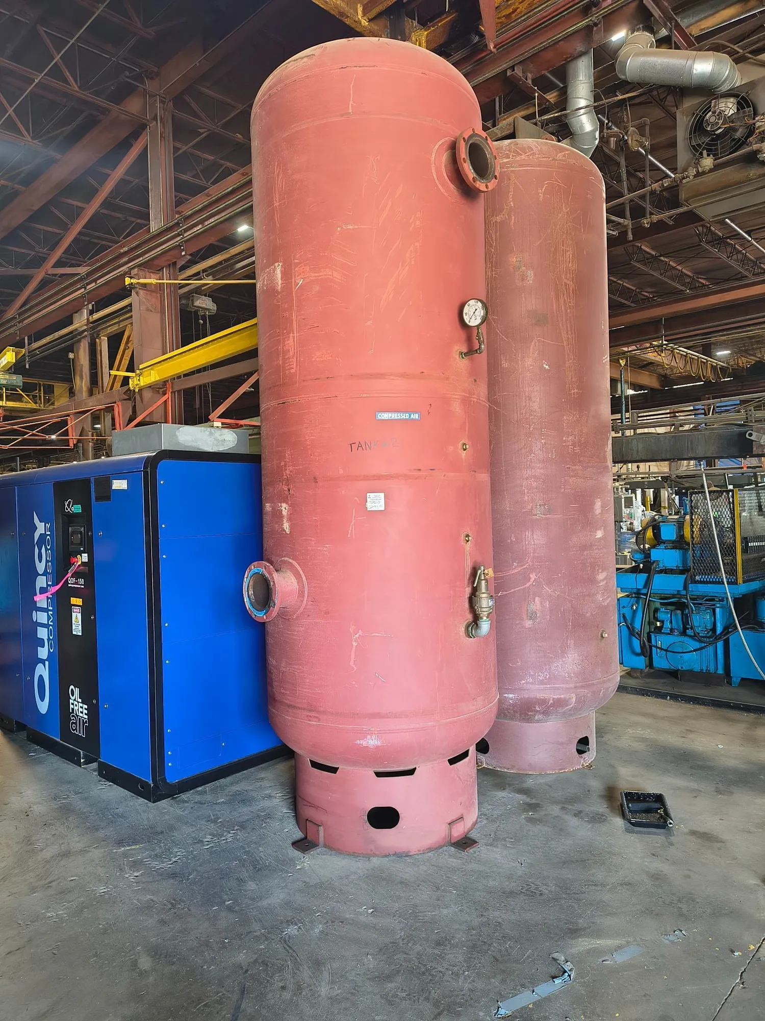 Used SILVAN INDUSTRIES D.48.G.1040 Tank Mounted Air Compressors South Carolina US | ESS Industrial Equipment Sales #1423981
