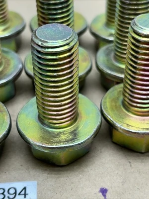 (12) 3/4-10 x 1-3/4" Hex Bolt Yellow Coarse Thread NNB Fast Shipping! + Warranty