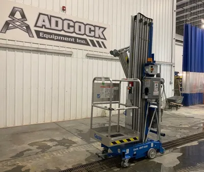New | in-Stock 2026 GENIE AWP-40S PUSH AROUND AERIAL WORK PLATFORM Scissor Lifters Alberta CA | Adcock Equipment #1417637