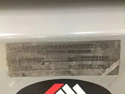 USED WATERTOWN TRANSFORMER CO TRANSFORMER811