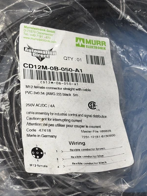 NEW Murr Elektronik CD12M-0B-050-A1