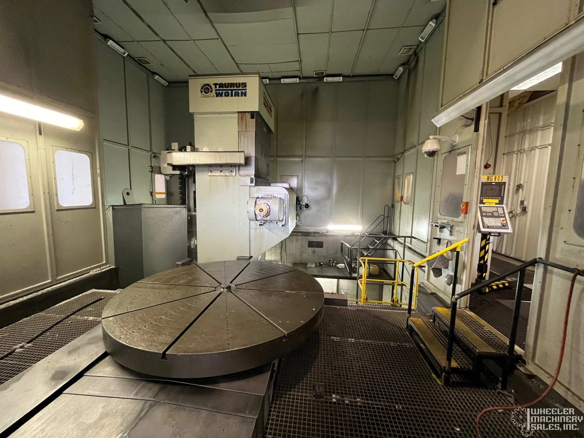 2011 Wotan M3FT/P 7-Axis CNC Horizontal Boring Mill w/ Wotan Sound Enclosure #8179