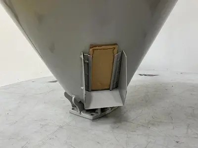 USED METAL FABRICATOR HOPPER