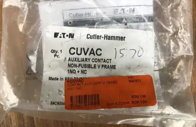 NEW CUTLER-HAMMER CUVAC