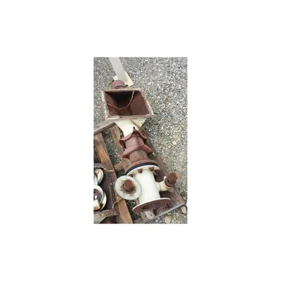 USED ROTARY VALVE HOPPER W / BLOW-THRU ADAPTER
