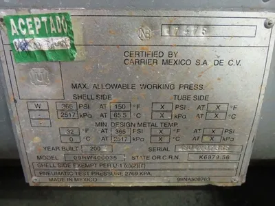 USED Carrier 30HWC025