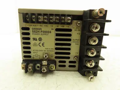 Omron S82H-P30024 Power Supply Input 1Ph 120/240V 5A Out 24VDC 14A 336W