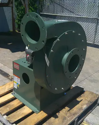 SPC9185  Blower 2,000 cfm centrifugal fan New York Blower model 2108 Alum wheel, 15 hp, CS