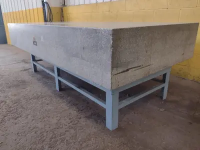 8' X 4' X 14" CHALLENGE PRECISION LAYOUT INSPECTION GRANITE TABLE: STOCK #23790