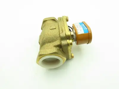 Honeywell Skinner U321G3906 Lucifer Brass Solenoid Valve 1-1/2" 170 PSI 120VAC